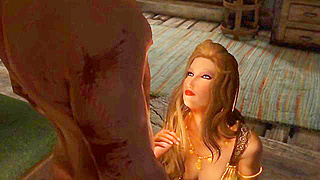 Witcher Ravishes Skyrims Sultry Barmaid – Episode 1 Lust Unleashed