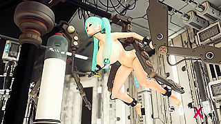 Busty Sci-Fi Babe Bound Pleasured by Machine in Lab Experiment