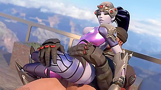 D.Va, Widowmaker Mercy Heat Up Overwatch with Steamy XXX Action