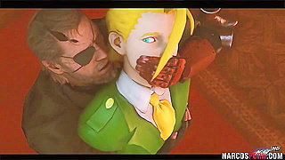 Blonde Cammy Seduced by Rogue General in Steamy Thigh-Fueled Encounter
