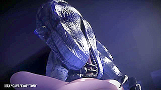 Raptor Lust POV: Jurassic Blowjob Savage Dino Sex Ride