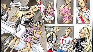 Blonde Futanari Beauties in Steamy Shemale Comics Action Pack