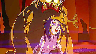 Ghostbusting Gone Wild: Demon Tentacles Pleasure Cartoon Cutie