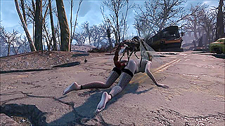 Petite Teen Ravaged by Fallout 4 Feral Ghouls Outdoors in HD