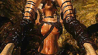 Demoness Seduces Fearsome Orc with Fiery Blowjob Wild Ride