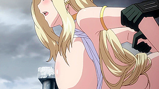 Elf Princess Pleasured by Villagers in Steamy Kuroinu Gangbang Scene