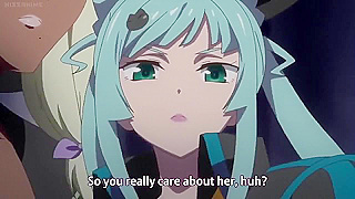 Lesbian Kiss Transforms Busty Anime Girls into Sexy Cars Weapons