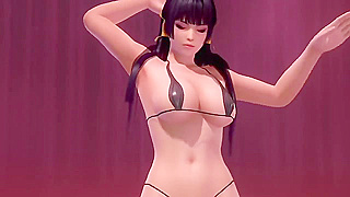 Nyotengu Seduces All With Sensual Pole Dance in DOA Fantasy