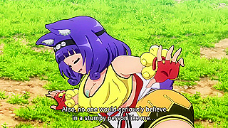 Workaholic Saves Busty Catgirl from Slime in Immoral Guild Adventure