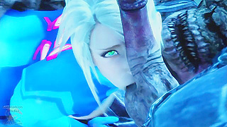 Samus Aran Takes Monster Load Deep in Her Pussy – Bounty Hunt Pleasure