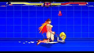 Jessica Faces Off Against Android 18 in Steamy Hentai Showdown