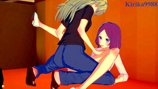 Rin and Kos Steamy lesbian Encounter with a Futanari Twist in New Game