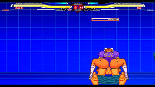 Chun-Li Faces Off Against Long in Steamy Hentai Showdown Ending with Explosive Climax
