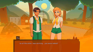 Lusty 3D Anime Beauty Teases Under Moonlight in Mourning Woods Tent
