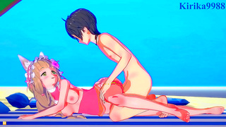 Maho, Karin Yuuki Heat Up in Steamy 3D Hentai Action - Priconne Lust