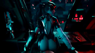 Widowmakers Busty Allure Meets Raw Desire in Steamy Overwatch Fantasy