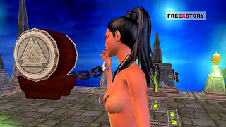 Indian Bhabhis Steamy 3D Fantasy Unfolds in Sensual Hentai Delight