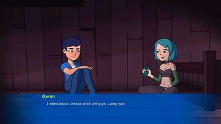 Gwen Sparks Steamy Rivalry in Animated Cabin Fever Romance at Camp Pinewood