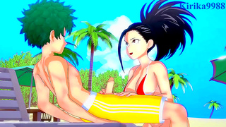 Momo, Kyouka Deku Heat Up in Steamy My Hero Academia Encounter