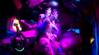 Overwatch Beauties Heat Up in Steamy Hentai Fantasy Encounter