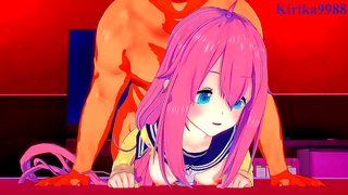 Nadesico and Aoi Tempt Elderly Man in Steamy Hentai creampie Fantasy