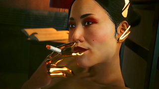 Hanako Arasakas Steamy Ride in Cyberpunk Laguna Bend Encounter