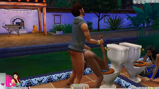 Grandmas Wild Ride: Steamy Cartoon Lust in The Sims 4 Fantasy World