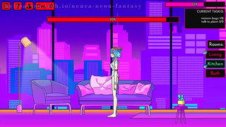 Neon Dreams Temptation: Cute Anime Girls Sensual Adventure