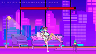 Neon Dreams Forbidden Desires – Cute Anime Girls Steamy Seduction Unfolds
