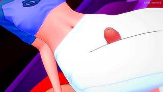 Gwen Craves Rough Doggy Style as Red Hair Flies in Steamy Love Hotel Encounter