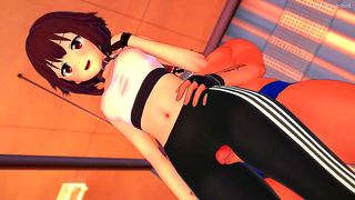 Megumin Takes Command in Steamy Infirmary Encounter Post Workout