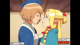 Elfgirl Uses Magical Vines for Steamy Hentai Tryst Dual Pleasure