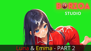 Futa Teen Blows busty stepsis in creampie-filled stepfamily fantasy scene