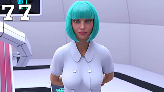 Busty Alien Nurse Pleasures Astronaut with Sensual Blowjob Creamy Encounter