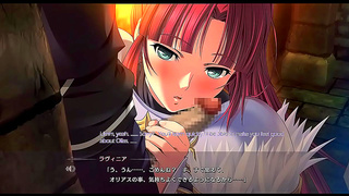 Goddess Tempts Warrior with Forbidden Lust in Dark Dungeon Encounter