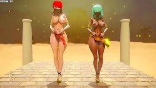Pyrrha Emeralds Steamy Strip Tease Ignites Forbidden Desire in RWBY World