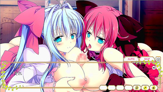 Iris Rose Zuri Share Steamy Lesbian Moments in Horny Hentai Fantasy