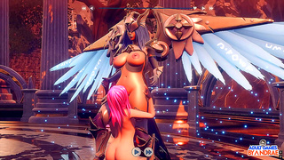 Adorable 3D Hentai Girl Takes Giant Loads in Steamy creampie Fantasy Scene