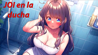 Spanish Joi Shower Tease – Sensual Cleanse Erotic Voiceplay fantasy
