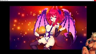 Succubus Mixologist Surprised by Naughty Trick During Fiery Tavern Encounter