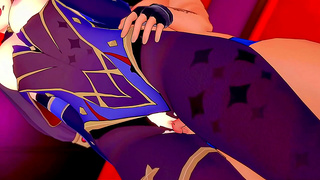 Mona Grants Sensual Pleasure with Teasing Strokes in Steamy Hentai Fantasy