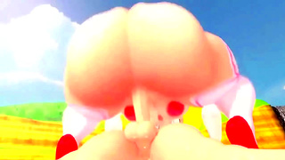 Curvy 3D Babe Takes Relentless Ride from Beginning to End in Hot Anime Porn