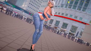 Willow Tempts JIJCJI with Sensual Dance in Steamy RWBY Fantasy Scene