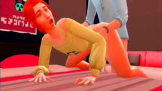 Passionate Sim Duo Ignites Hot Hentai Encounter in Animated Fantasy World