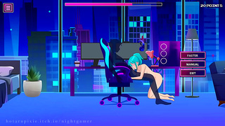 Adorable Anime Gamer Bares All for Steamy Virtual Encounter
