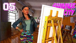 Denise Tempts Students in Steamy Summer City Escapade