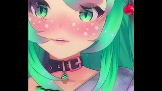 MintzeyMoon Tempts You with Busty Anime Curves Sensual Foot Play