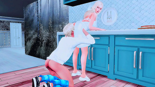 Stepsister Tempts Stepmom into Steamy 3D Hentai Tryst Behind Husbands Back