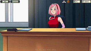 Sakura Explores Forbidden Desires with Secret Toy Training in Ninja Academy
