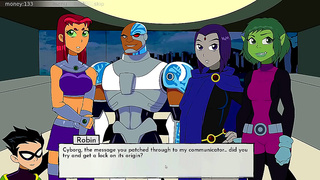 Raven Starfire Ignite Passion in Steamy Teen Titans Encounter